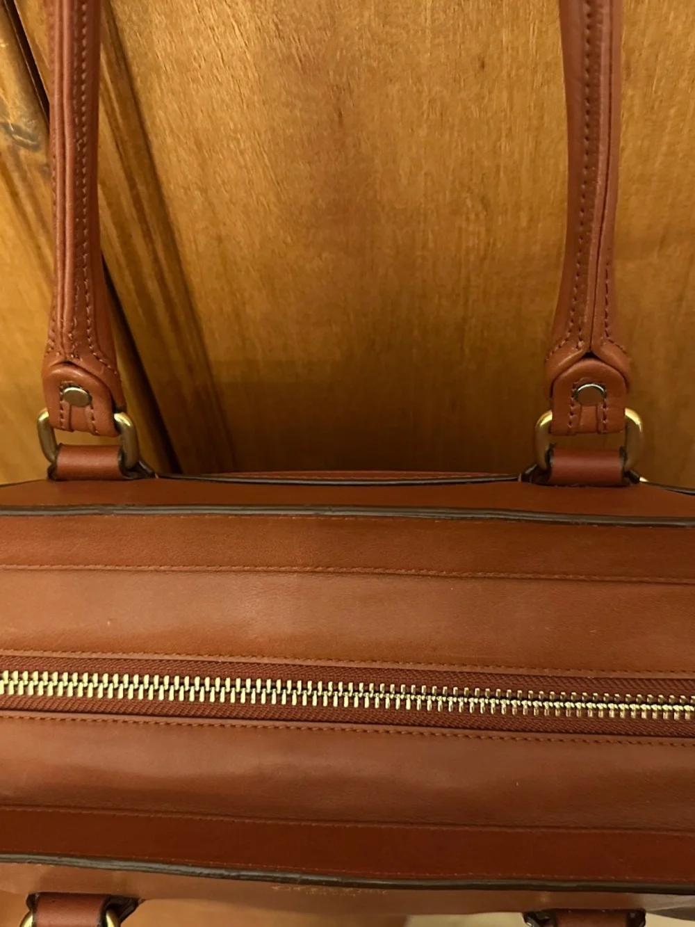 Coach Legacy Candace Carryall 19890 Cognac EUC MSRP $398 - Picture 9 of 11